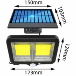 KAEJYIUT Lampes Solaires Pour L'Extérieur Avec Détecteur De Mouvement, 128 Projecteurs Led Lumières Solaires Super Lumineuses Pour L'Extérieur Led Ip65 étanche 3 Modes Applique Solaire Murale 9 KAEJYIUT Lampes Solaires Pour L'Extérieur Avec Détecteur De Mouvement, 128 Projecteurs Led Lumières Solaires Super Lumineuses Pour L'Extérieur Led Ip65 étanche 3 Modes Applique Solaire Murale -Luminaire solaire Soldes 2022 65875446 4