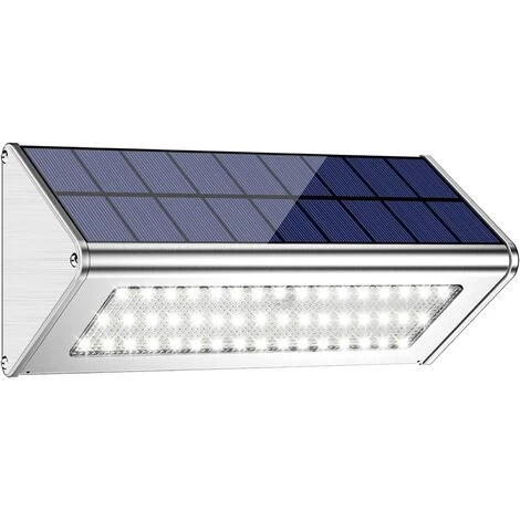 BDD Lampe Solaire Extérieure 48 LED, Boîtier En Alliage D'aluminium, Extérieur étanche IP65, Détection De Mouvement Radar, Lumière Solaire Pour Jardin, Cour 1 Pièce Lumière Blanche 3 BDD Lampe Solaire Extérieure 48 LED, Boîtier En Alliage D'aluminium, Extérieur étanche IP65, Détection De Mouvement Radar, Lumière Solaire Pour Jardin, Cour 1 Pièce Lumière Blanche