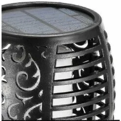 DONTODENT 12 Led Solaire Flamme Lumières Extérieur, Ip65 Étanche Solaire Jardin Light4pcs -Luminaire solaire Soldes 2022 66750680 5