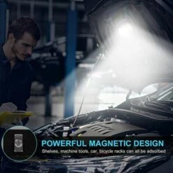 FLETéçA Projecteur LED Rechargeable Solaire Projecteur De Chantier 30W 1000LM 3600mAh Lumiere De Chantier Portable Avec USB Lumière De Sécurité D'urgence Rotation à 360° Pour Garage, Chantier, Camping -Luminaire solaire Soldes 2022 66968554 4