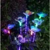 LLOVE Lumières Solaires De Jardin Décoratives Extérieures, Paquet De 3 Lumières Actionnées Solaires De Jardin Avec Papillon Changements Multicolores De Lumières LED Jardin, Terrasse, Jardin -Luminaire solaire Soldes 2022 67461586 1