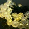 LLOVE Guirlande Solaire Extérieure, 6.5m 30 LED Guirlande Lumineuse Boules Cristal Avec 8 Modes D'éclairage Lumière Décoration Pour Noël, Arbre, Jardin, Terrasse, Balcon, Terrasse, Noël, Mariage, Fête Blanc Chaud [Classe énergétique A+++] -Luminaire solaire Soldes 2022 67631226 1