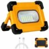 LLOVE Projecteur LED Rechargeable Projecteur Chantier 50W Lumière De Travail Avec Batterie & Pannea Solaire 4 Modes Lanterne Portable Projecteur Extérieur Pour Camping, Bricolage -Luminaire solaire Soldes 2022 67631667 1