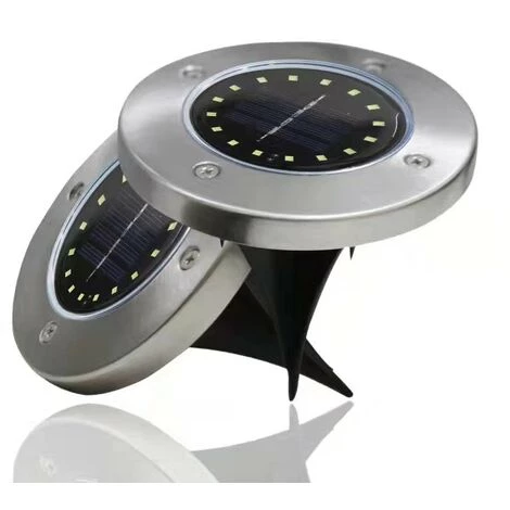 Eclaison 4 Pack Spot Lampe Solaire Jardin Etanche IP65 Pelouse Lumière Decorative Pour Chemin Jardin Terrace Cour Pelouse - Blanche Chaude 4 Eclaison 4 Pack Spot Lampe Solaire Jardin Etanche IP65 Pelouse Lumière Decorative Pour Chemin Jardin Terrace Cour Pelouse - Blanche Chaude – Image 2