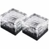 LLOVE Lampes Solaires Souterraines, Lampes Solaires étanches En Brique De Verre, Lampes Solaires Souterraines Pour Allées De Terrasse De Jardin (2 Pièces, Lumière Blanche) -Luminaire solaire Soldes 2022 67666890 1