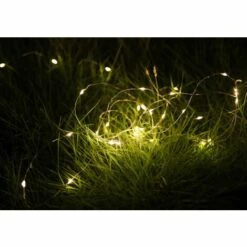 YIDOMDE Eclairage Extérieur LED Solaire, Guirlande Lumineuse De Jardin 12m100LED Fil De Cuivre Lumière, Lumière Chaude. Décoration De Guirlandes étanches IP44 à 8 Modes Pour Noël, Terrasse, Balcon, Arbres, Cour, Mariage, Maison -Luminaire solaire Soldes 2022 67814817 5