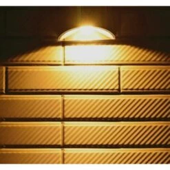 LLOVE 4 Pièces Lampe Solaire Applique Murale Solaire Extérieure En Acier Inoxydable Lumière De Clôture étanche 4LED Applique Murale De Paysage De Jardin De Cour IP65, Lumière Chaude，4 Pièces -Luminaire solaire Soldes 2022 67914695 5