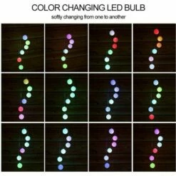 LLOVE LED Jardin Suspendu Lumière Cadeau Solaire Lumière Changeante De Couleur -Luminaire solaire Soldes 2022 67914837 5