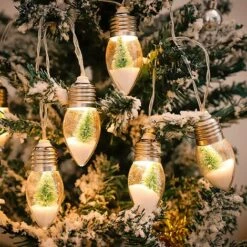 GrooFoo Guirlande Lumineuse,Noel Led Guirlandes Lumineuses,2m 10 LED D'extérieur Boule De Cristal Guirlande Lumineuse De Fée Lumières Étanche,​Éclairage Décoratif Sapin De ​Noel Lumières Pour Noël GrooFoo -Luminaire solaire Soldes 2022 68493973 5