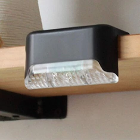 LLOVE Lot De 4 Lampes Solaires à LED Pour Escalier De Jardin étanches Pour Clôture Murale Extérieure 6 LLOVE Lot De 4 Lampes Solaires à LED Pour Escalier De Jardin étanches Pour Clôture Murale Extérieure – Image 4