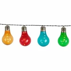 STAR Guirlande Solaire PARTY De 10 Ampoules Multicolores -Luminaire solaire Soldes 2022 7279761 3