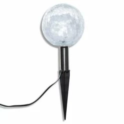 VidaXL Lampes De Jardin LED Solaires 3 Pcs Avec Piquet De Sol - Blanc -Luminaire solaire Soldes 2022 734516 5