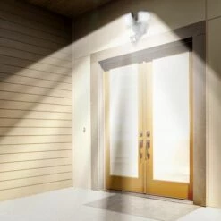 IDMARKET Projecteur Solaire 2 Têtes 100 LED Détecteur De Mouvement -Luminaire solaire Soldes 2022 9356770 5