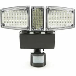IDMARKET Projecteur Solaire 3 Têtes 178 Led Détecteur De Mouvement -Luminaire solaire Soldes 2022 9443073 3