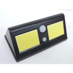 Applique Extérieure Solaire LED 350lm Noire 211X115X86mm Autonome à Détection De Mouvement 110° IP44 NITYAM LDSOL_350LM_703